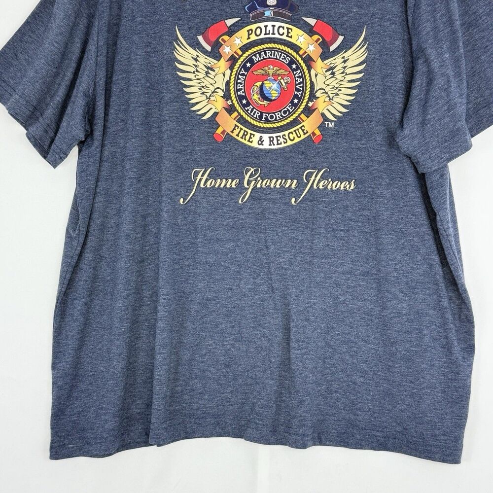 Rocky Patel 'Home Grown Heroes' T shirt 2XL Gray Short Sleeve - Picture 10 of 15